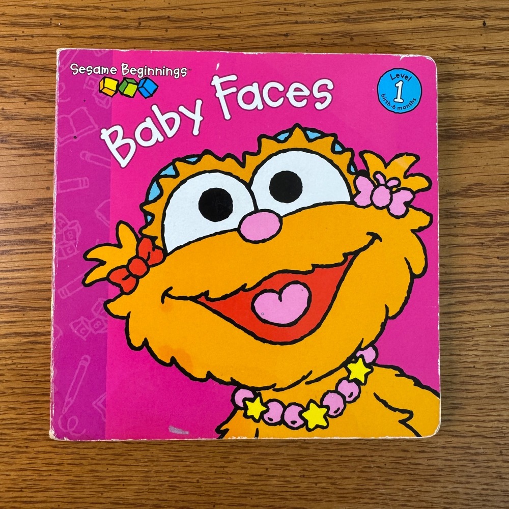 Sesame Beginnings Baby Faces Board Book Level 1 Random‎ House